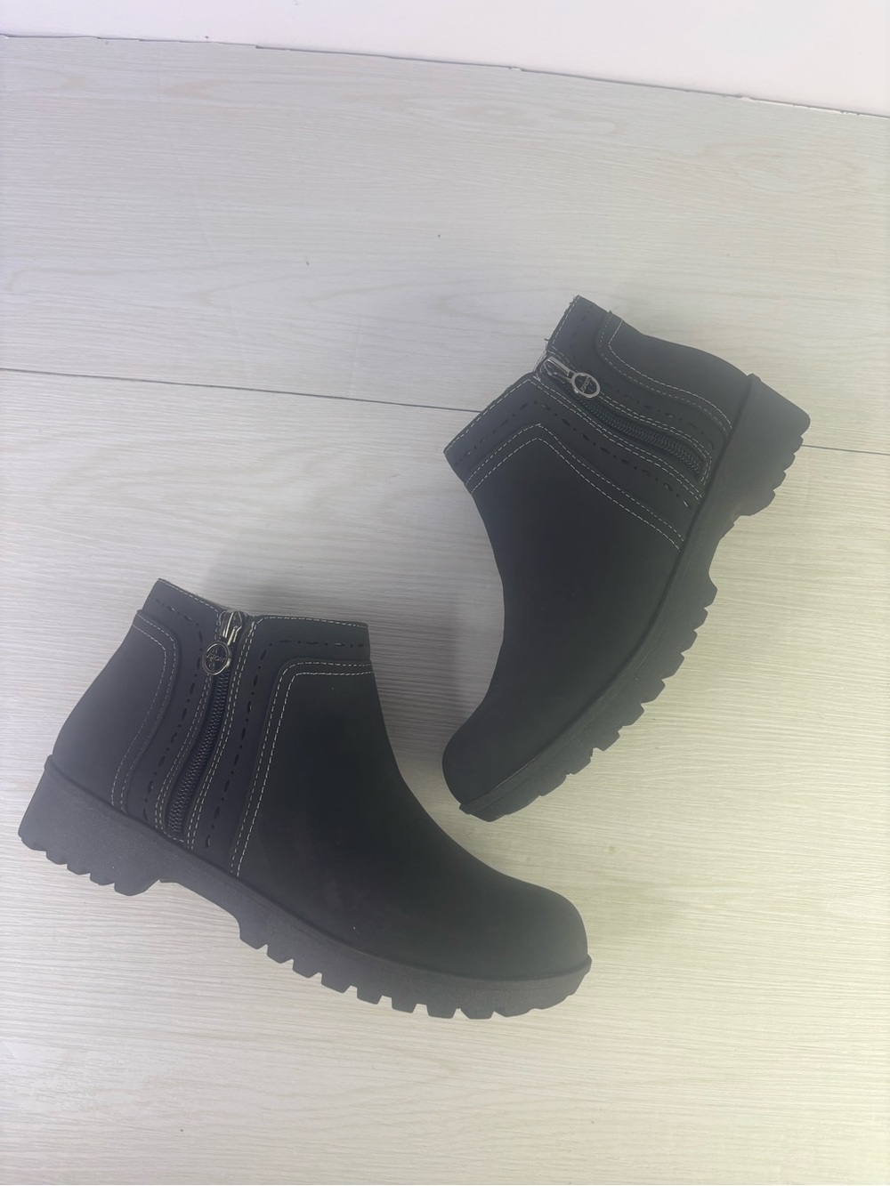 J Sport by Jambu Jenna Black Ankle Casual Boots Shoes 7
